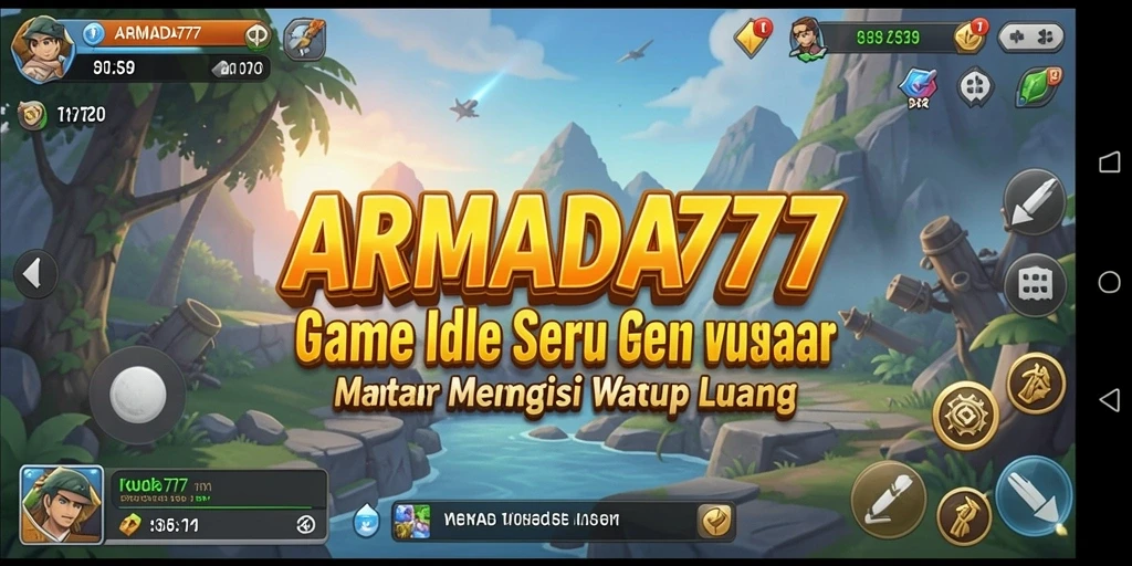 Tampilan gameplay ARMADA777 yang menakjubkan dan interaktif.