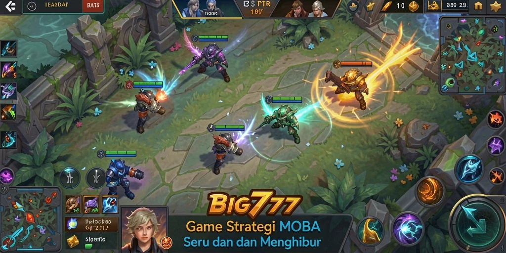 Tampilan gameplay BIG777 yang mendebarkan dan seru, siap untuk pertarungan.