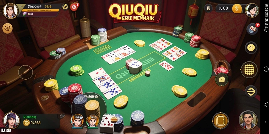 Screenshot gameplay QiuQiu yang mendebarkan di DV188.