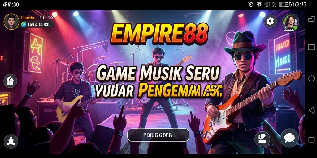 Tangkapan layar gameplay <strong>EMPIRE88</strong> menampilkan pengalaman bermain musik yang seru.