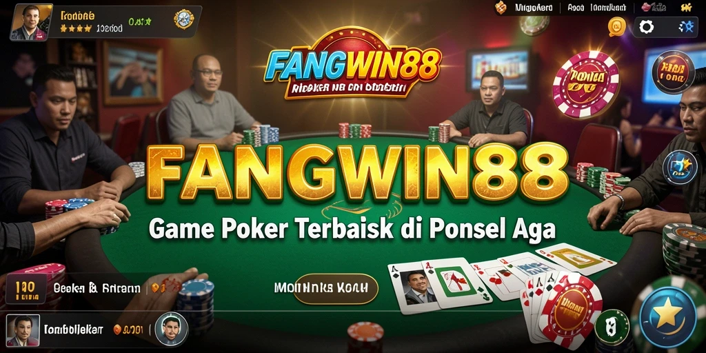 Tampilan gameplay poker di FANGWIN88 yang menarik.