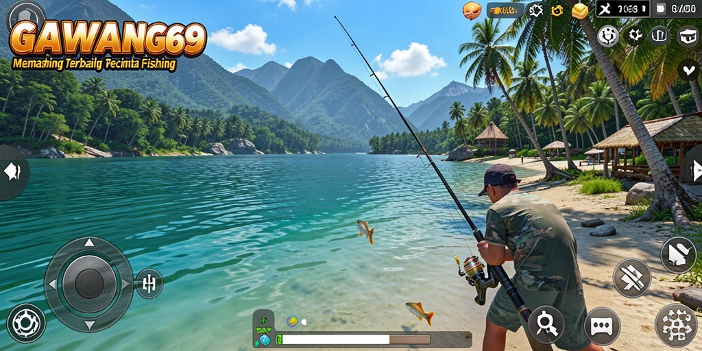 Screenshot GAWANG69 memperlihatkan aksi memancing yang seru.