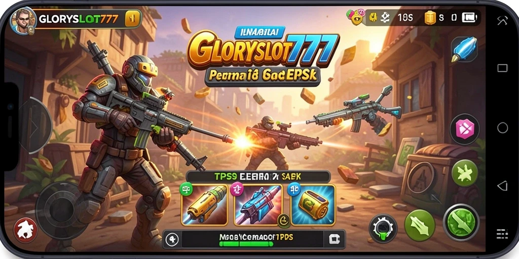 Tangkapan layar gameplay GLORYSLOT777 yang menegangkan dan penuh aksi.