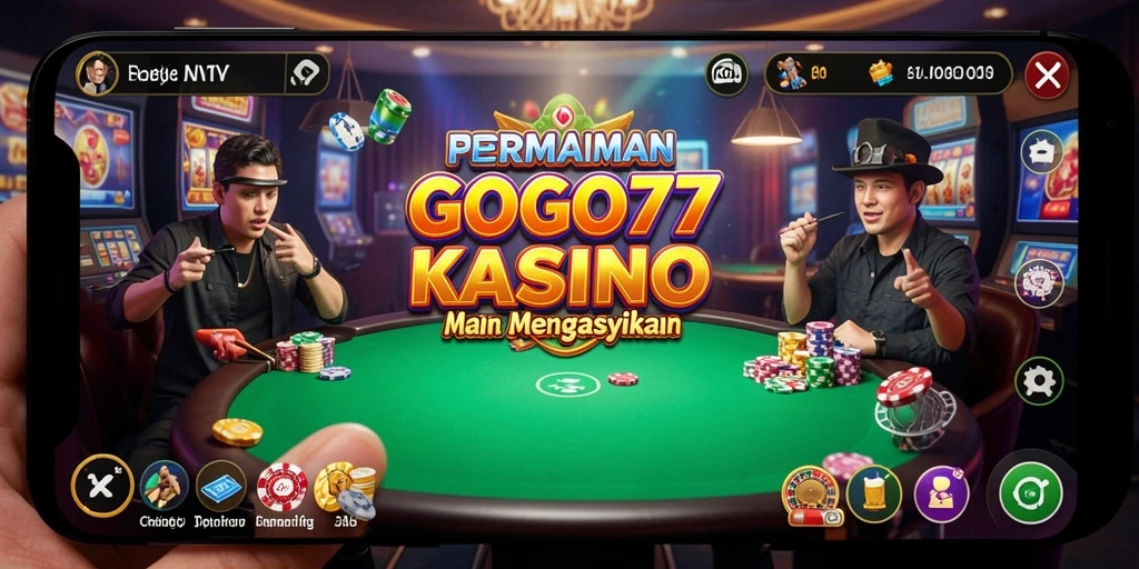 Gameplay menarik dengan berbagai pilihan permainan Kasino.