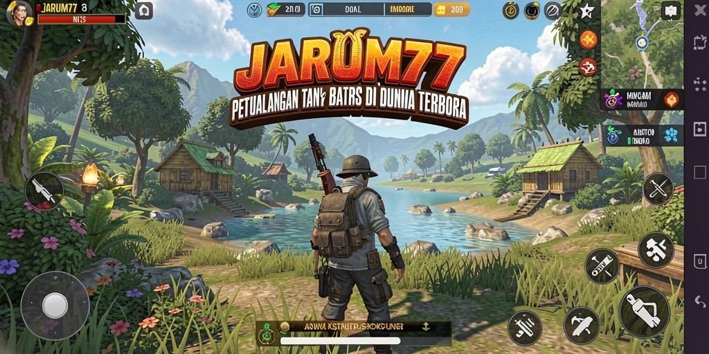 Tampilan gameplay menakjubkan dalam dunia terbuka JARUM77.