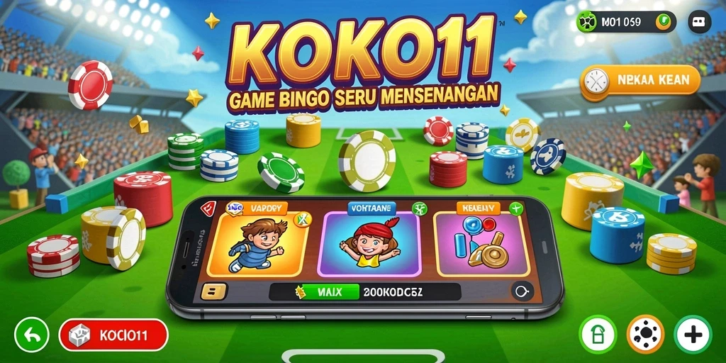 Tampilan gameplay seru di KOKO11 dengan suasana Bingo