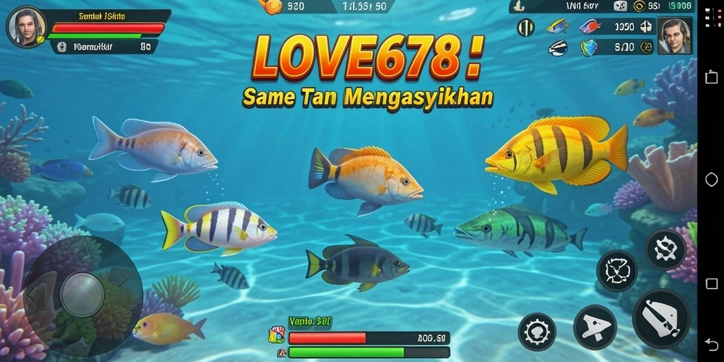Gameplay Tembak Ikan yang seru dan menantang di LOVE678.