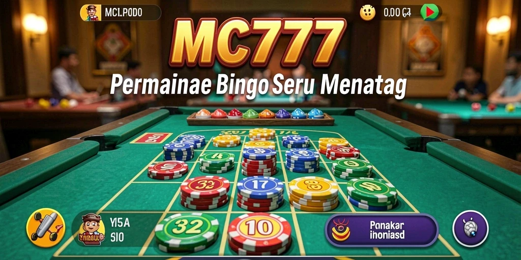 Tampilan gameplay menarik dari MC777 dengan suasana Bingo yang mendebarkan.