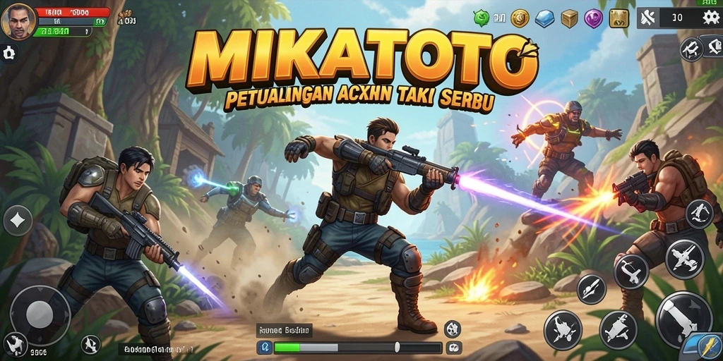 Tampilan gameplay seru dan menegangkan di MIKATOTO.