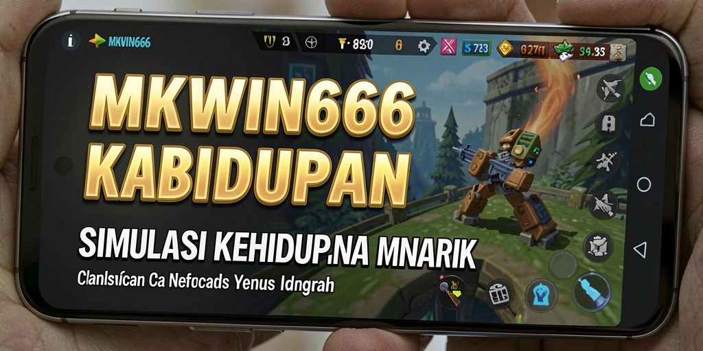 Tampilan gameplay menarik dalam MKWIN666 dengan interaksi karakter.