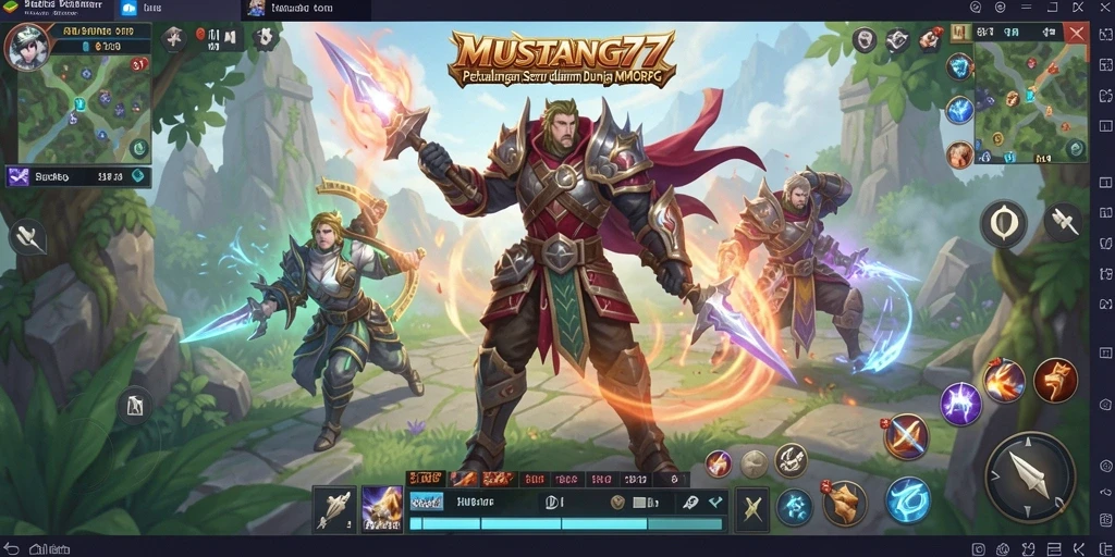 Tampilan gameplay seru dan menantang dalam <strong>MUSTANG77</strong> yang menarik.