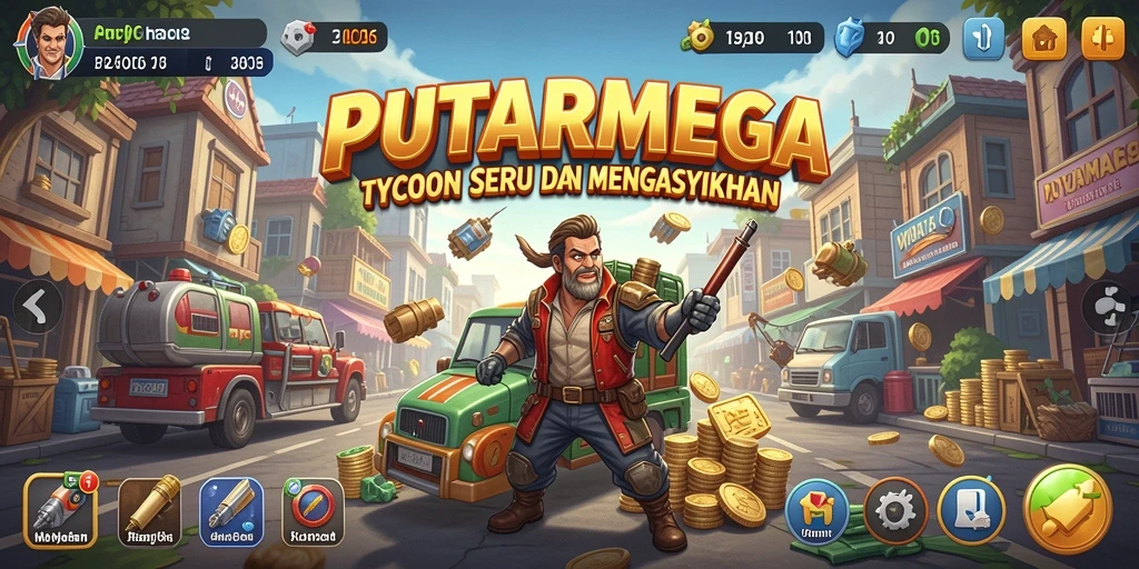 Tampilan gameplay PUTARMEGA yang menarik dan penuh strategi.