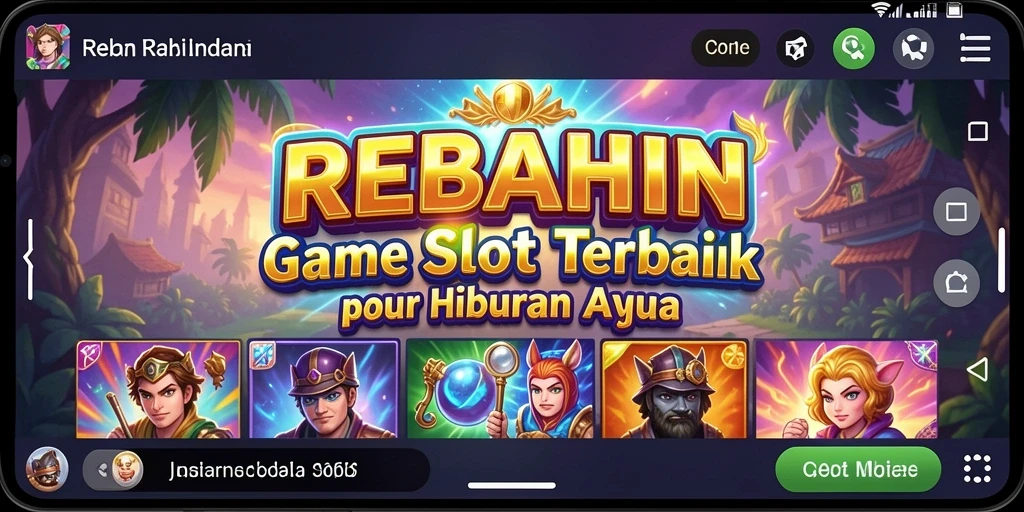 Tampilan gameplay seru dari game Slot REBAHIN yang menarik.