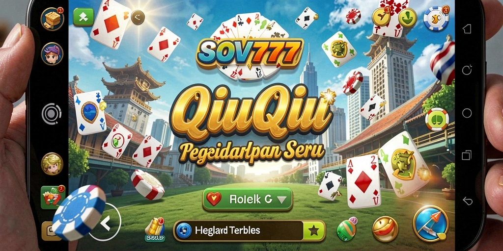 Tampilan gameplay QiuQiu yang menarik dan mendebarkan.