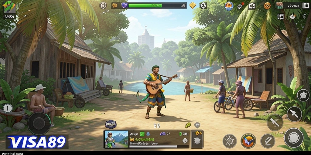 Tampilan gameplay menarik dalam simulasi kehidupan.